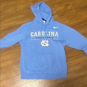 Nike North Carolina University Volleyball Light Blue Hoodie Small
